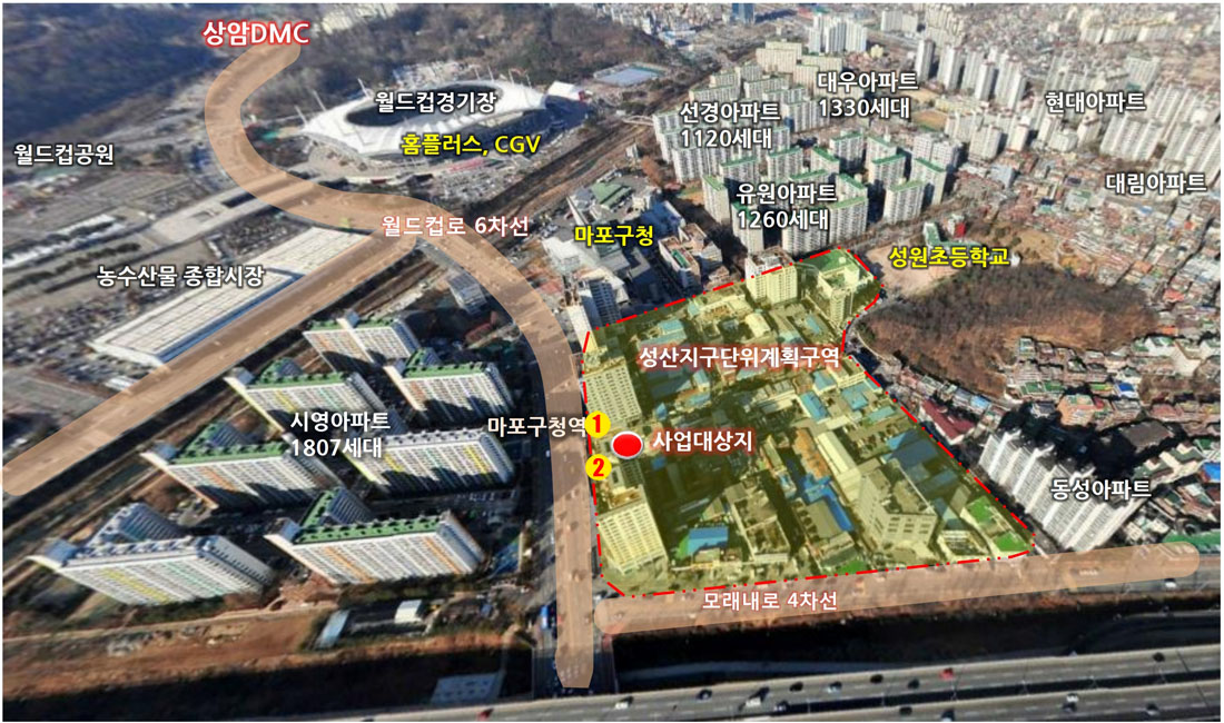 위치도 현장주변